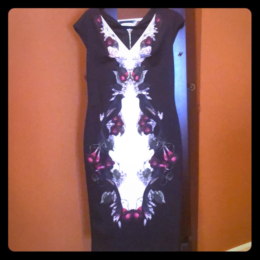 Ted Baker London Black Darnet Bejeweled dress